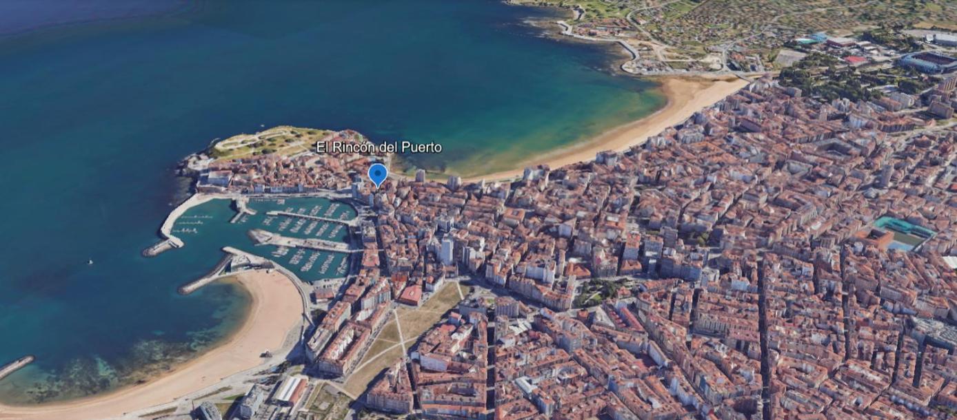 El Rincon Del Puerto Apartment Gijon Luaran gambar